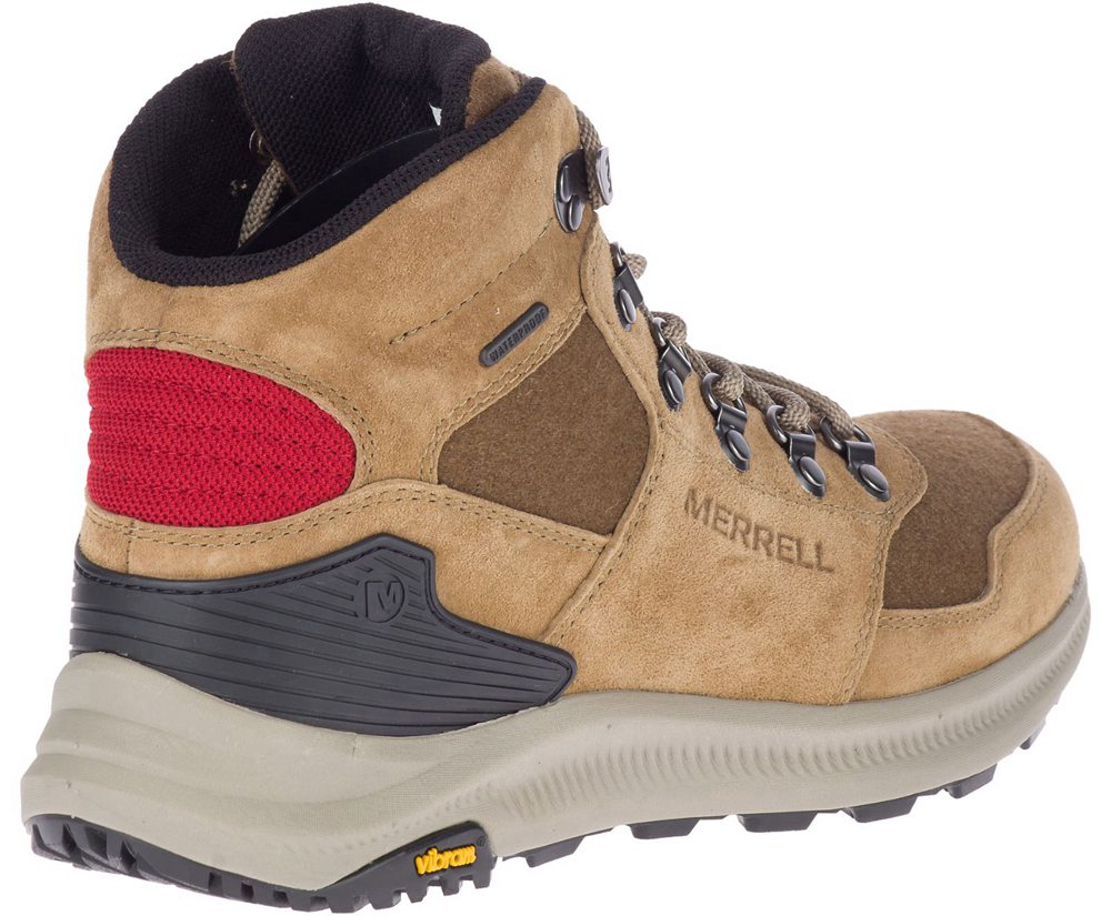 Merrell Boots Brown - Ontario 85 Wool Mid Waterproof - Womens 70PWADTVU